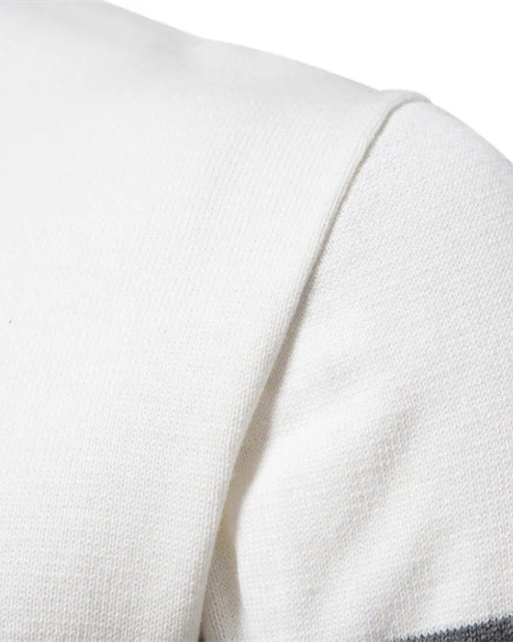 Magnus København | Frederico Cotton Zip Sweater med Mønster
