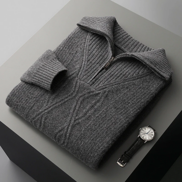 Magnus København | Taranto Merino Uld Zip Sweater