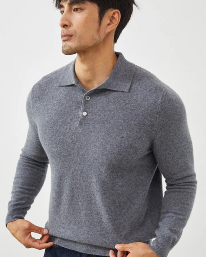 Magnus København | Ponza Cashmere Polo Sweater