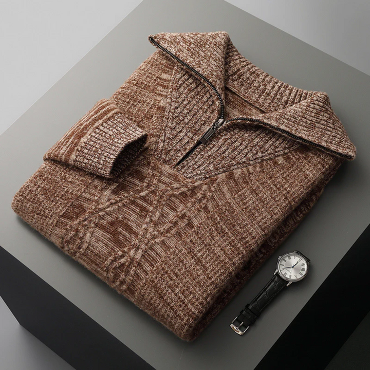 Magnus København | Taranto Merino Uld Zip Sweater