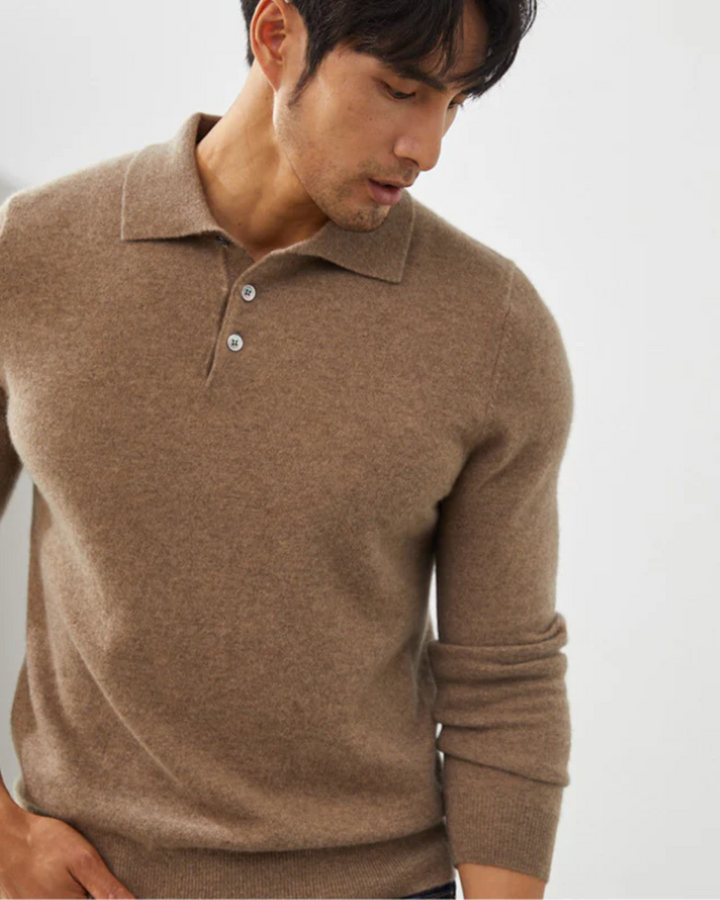 Magnus København | Ponza Cashmere Polo Sweater