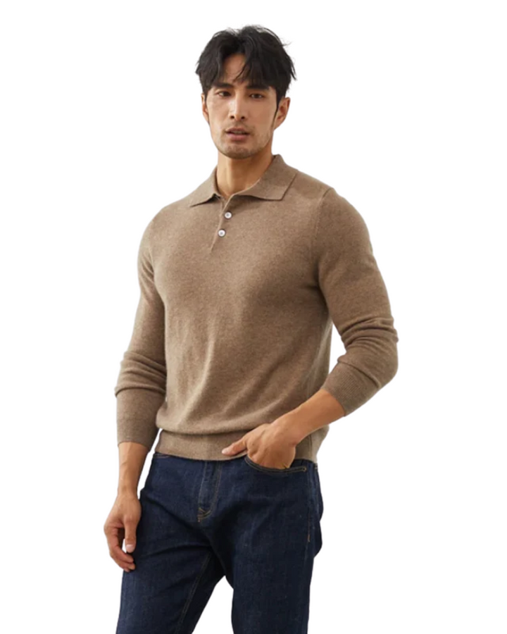 Magnus København | Ponza Cashmere Polo Sweater