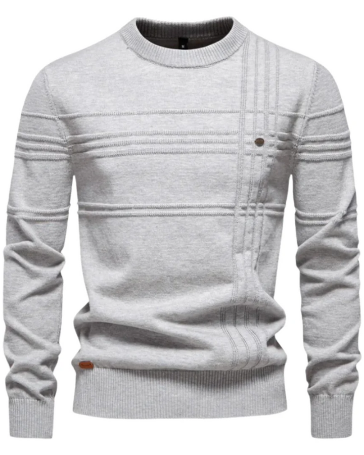 Magnus København | Herresweater med ternet design
