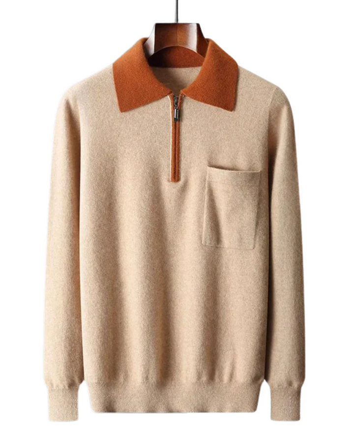 Magnus København | Polo Castelle med lynlås i cashmere