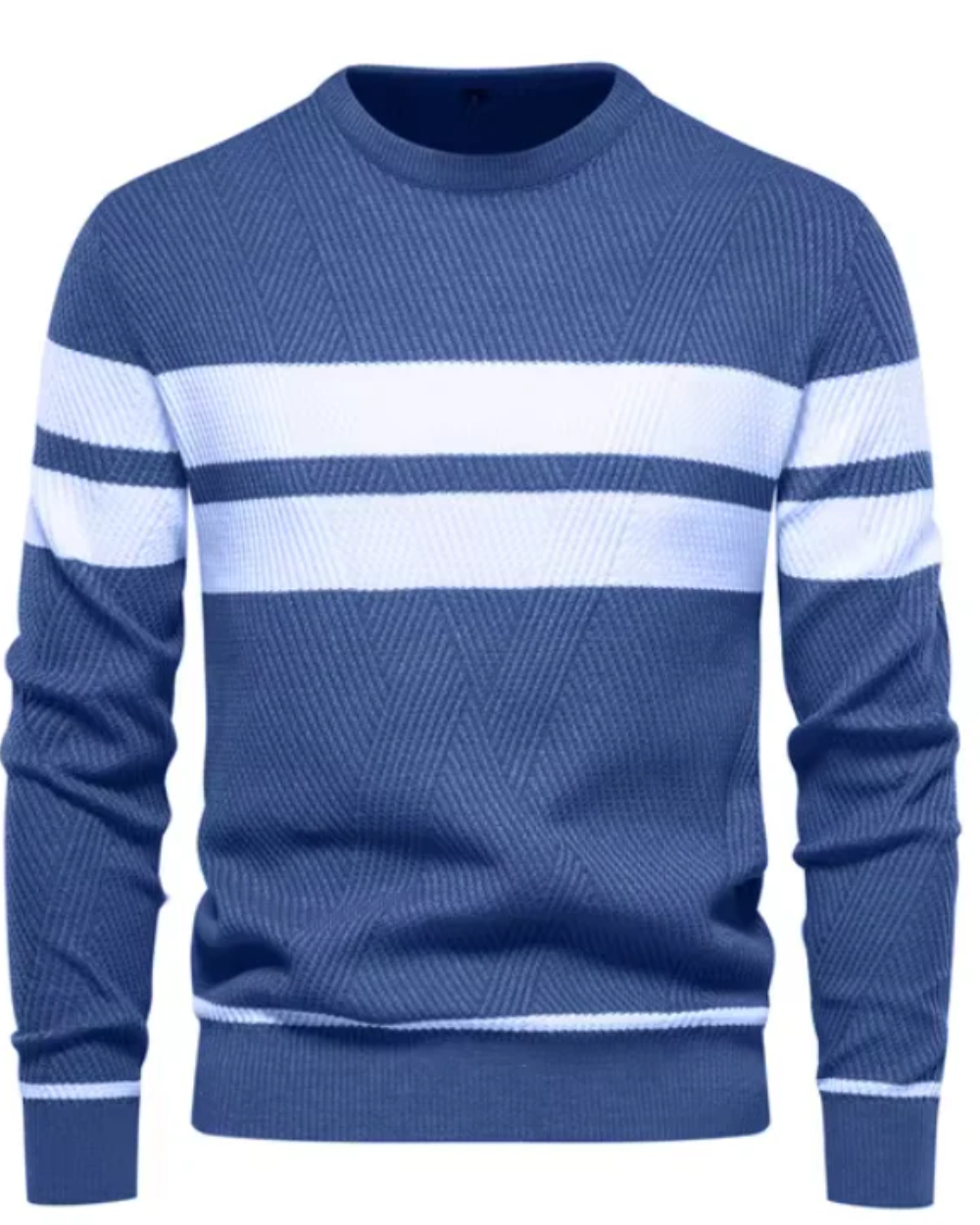 Magnus København | Stilfuld Herresweater Med Striber