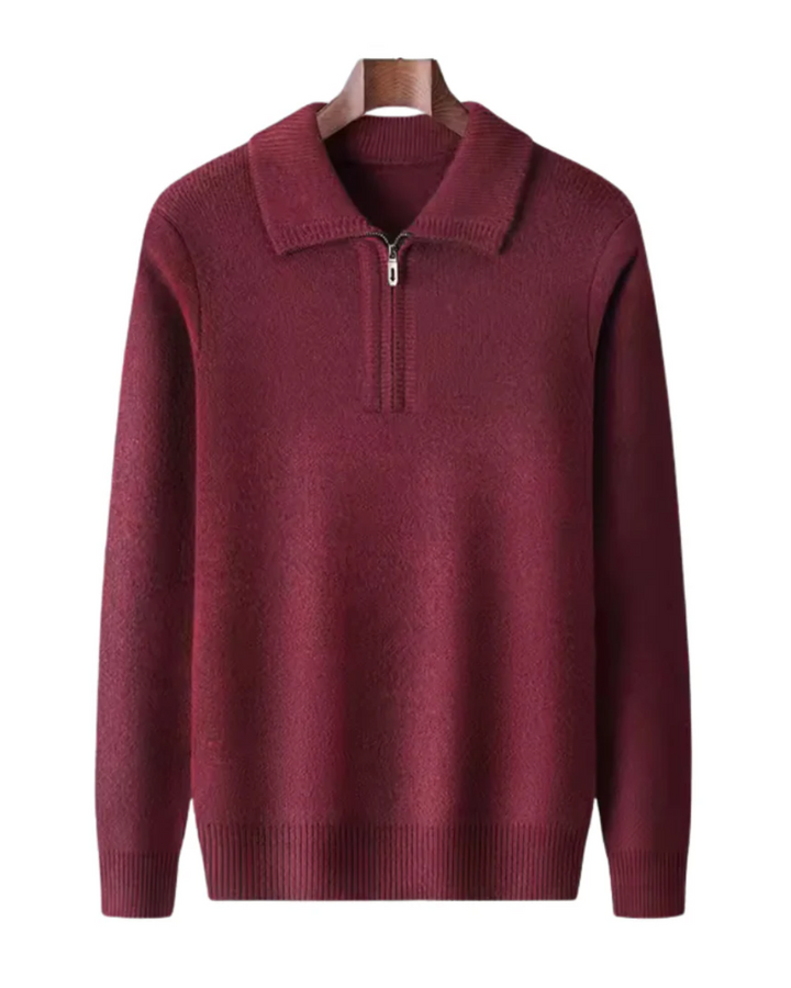 Magnus København | Gstaad Cashmere Quarter Zip Sweater