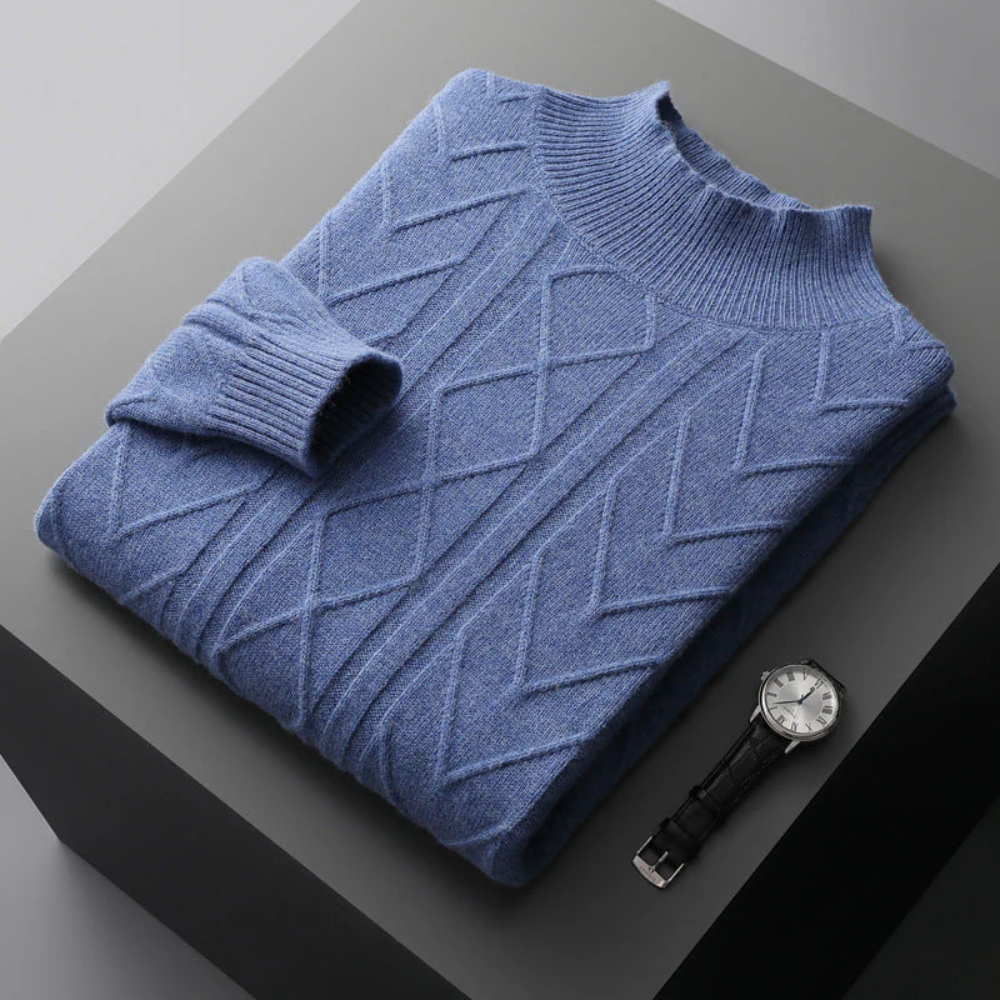 Magnus København | Cashmere trøje med Mizar mønster