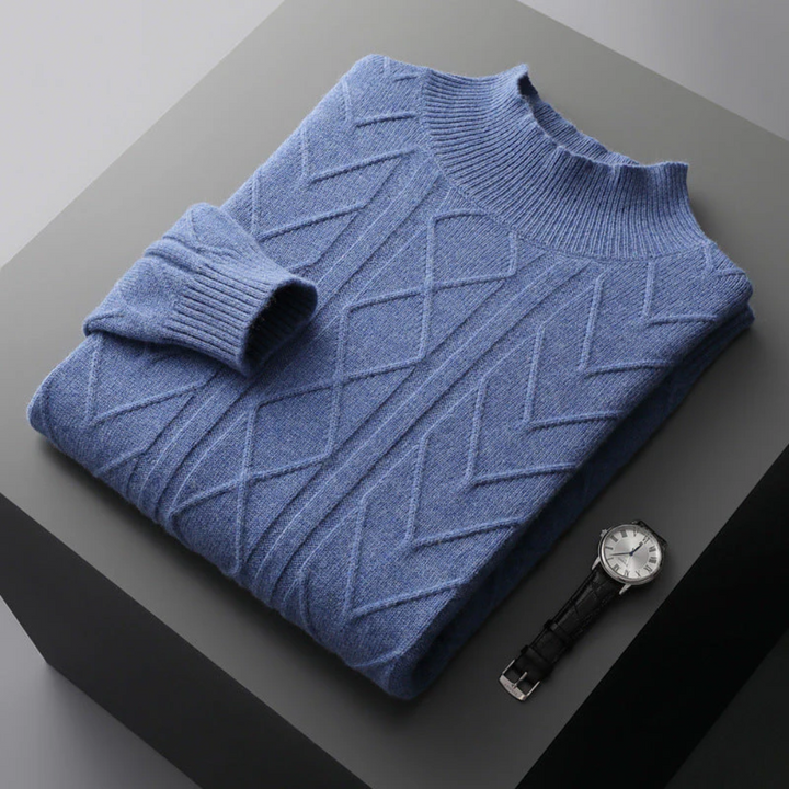 Magnus København | Cashmere trøje med Mizar mønster