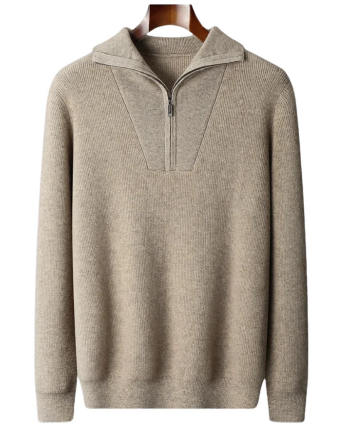 Magnus København | Portofino Cashmere Half Zip Sweater