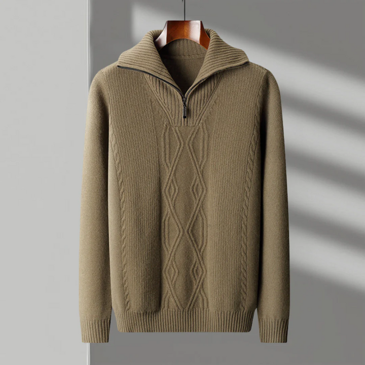 Magnus København | Taranto Merino Uld Zip Sweater