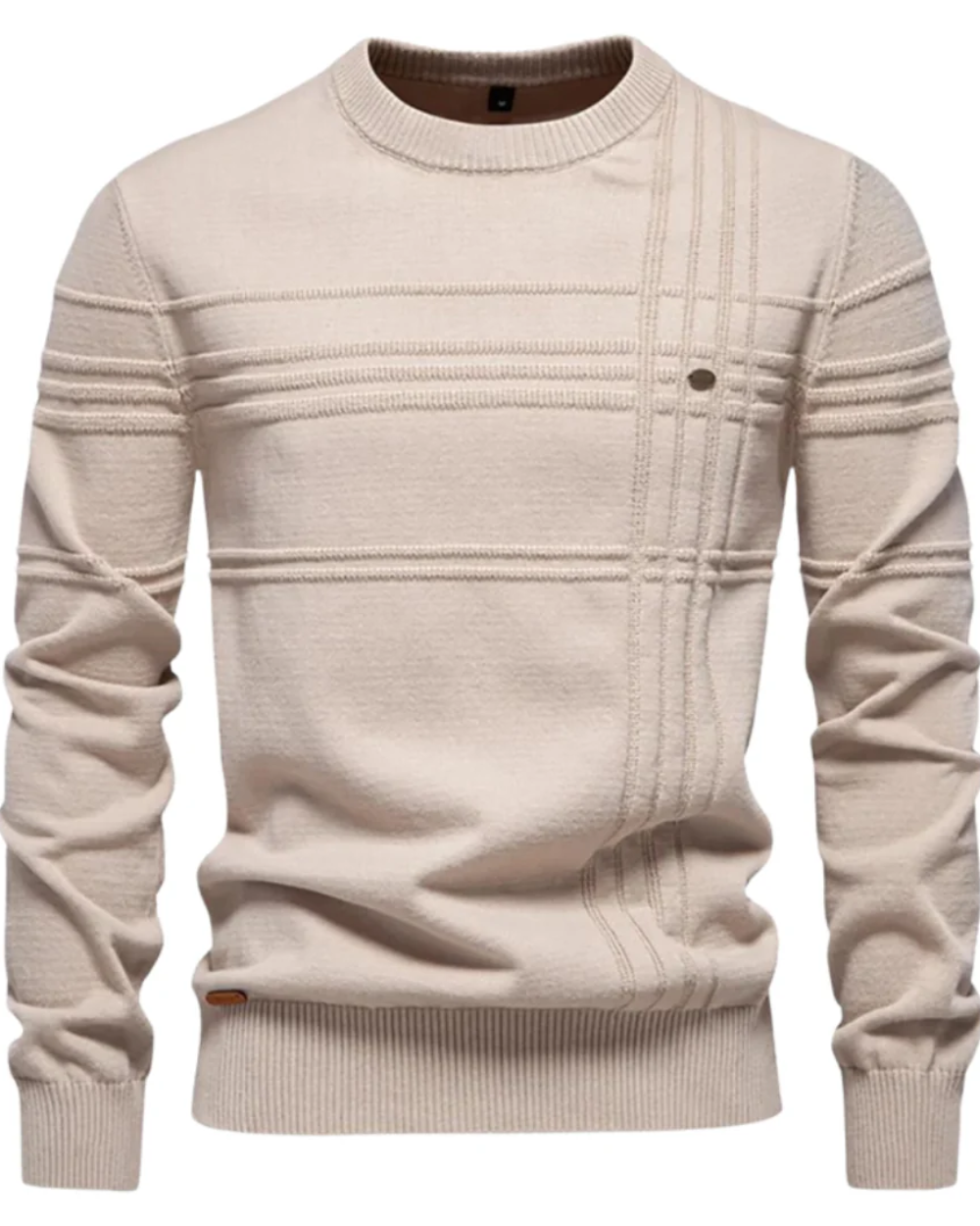 Magnus København | Herresweater med ternet design
