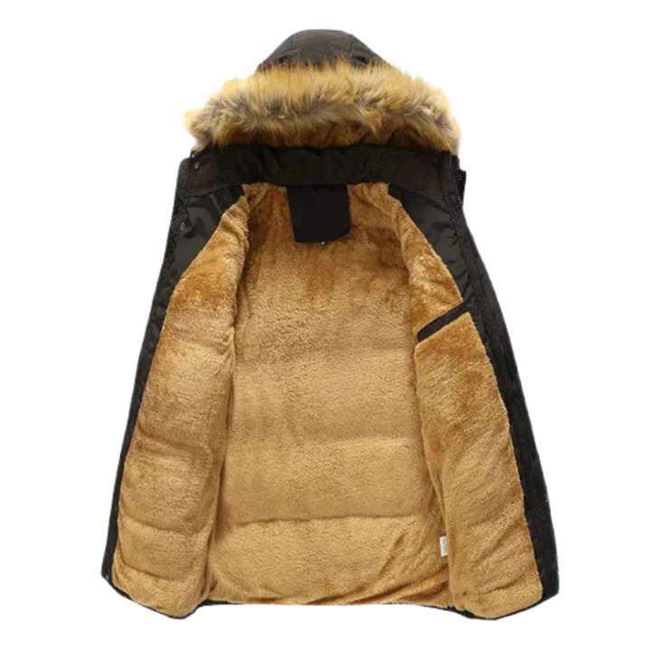 Magnus København | Elegant Polstret Fleece Vinterjakke