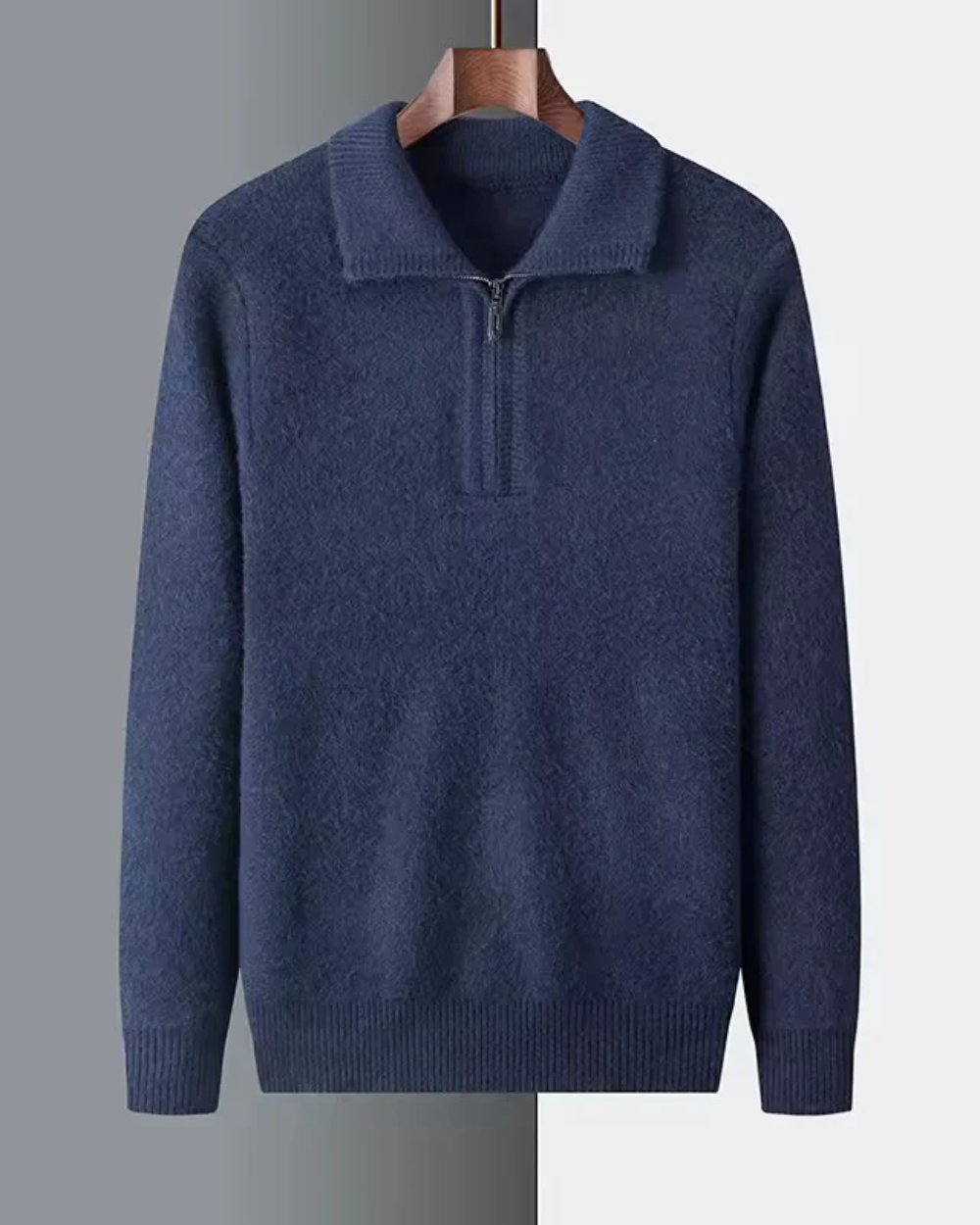 Magnus København | Gstaad Cashmere Quarter Zip Sweater