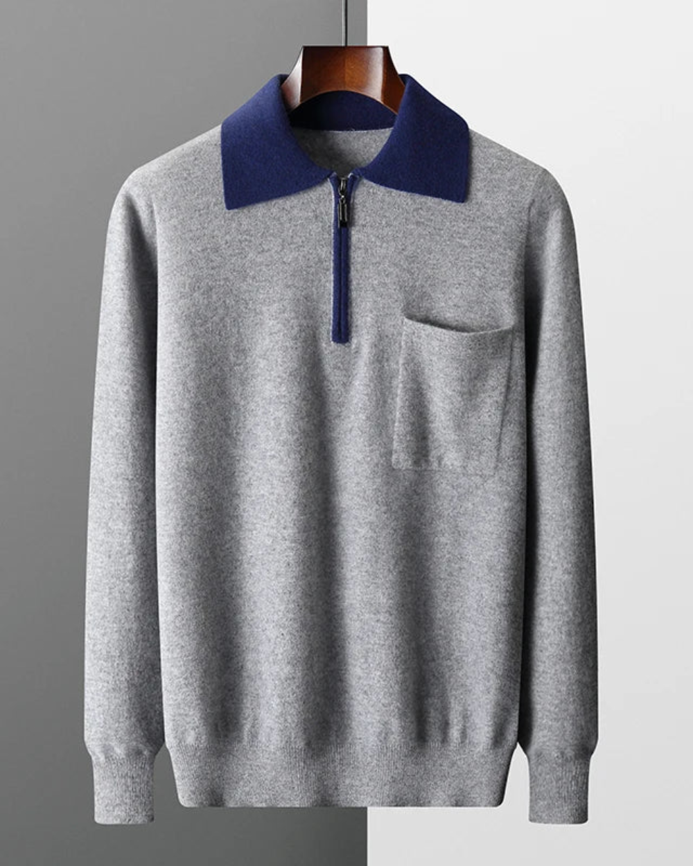 Magnus København | Polo Castelle med lynlås i cashmere
