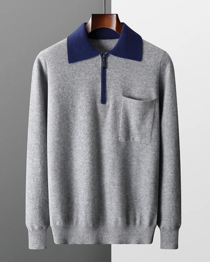 Magnus København | Polo Castelle med lynlås i cashmere