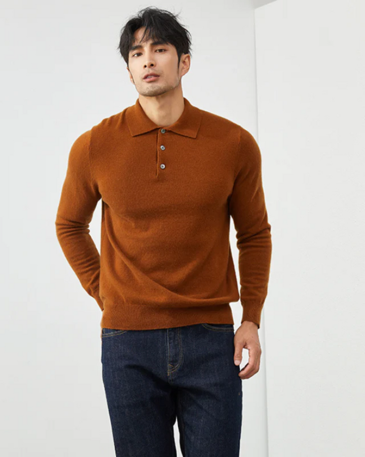 Magnus København | Ponza Cashmere Polo Sweater