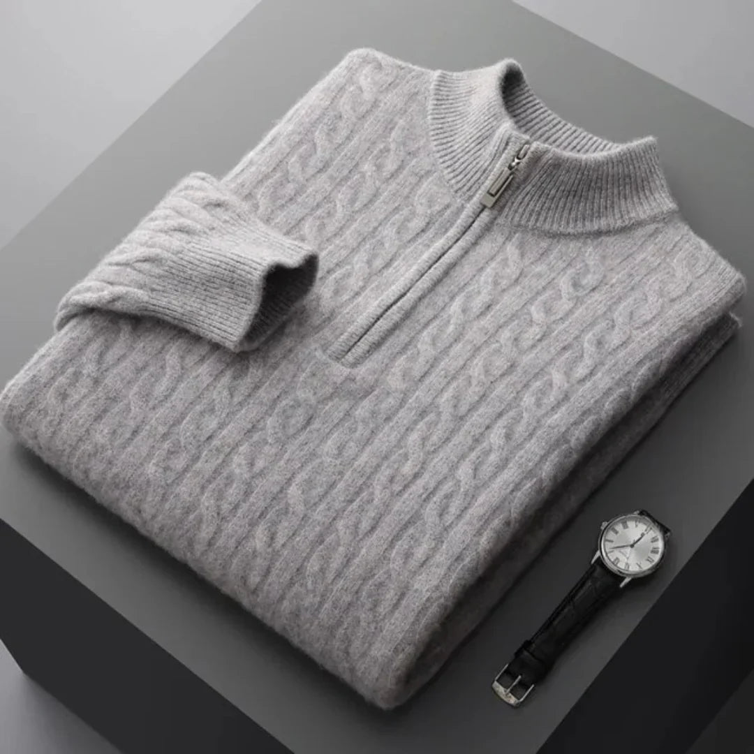 Magnus København | Deneb Cashmere Vævet Halv Zip