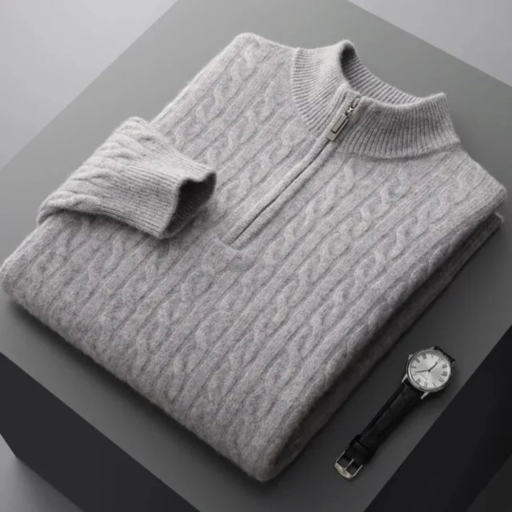 Magnus København | Deneb Cashmere Vævet Halv Zip