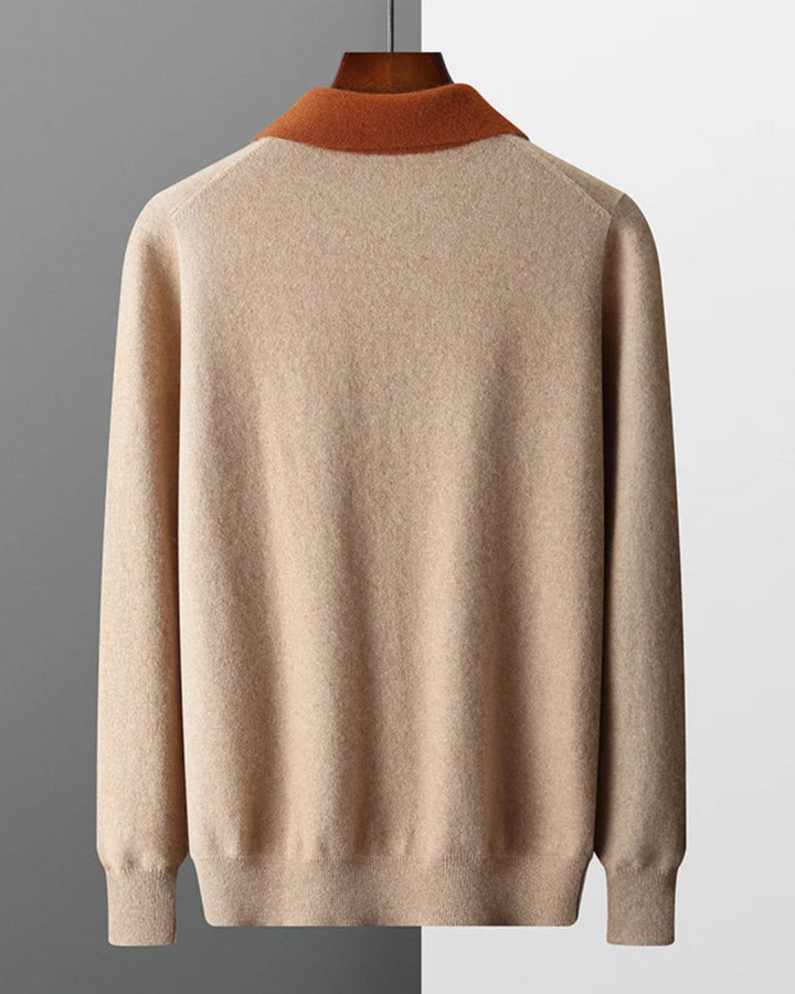 Magnus København | Castelle Cashmere Zip-Up Polo