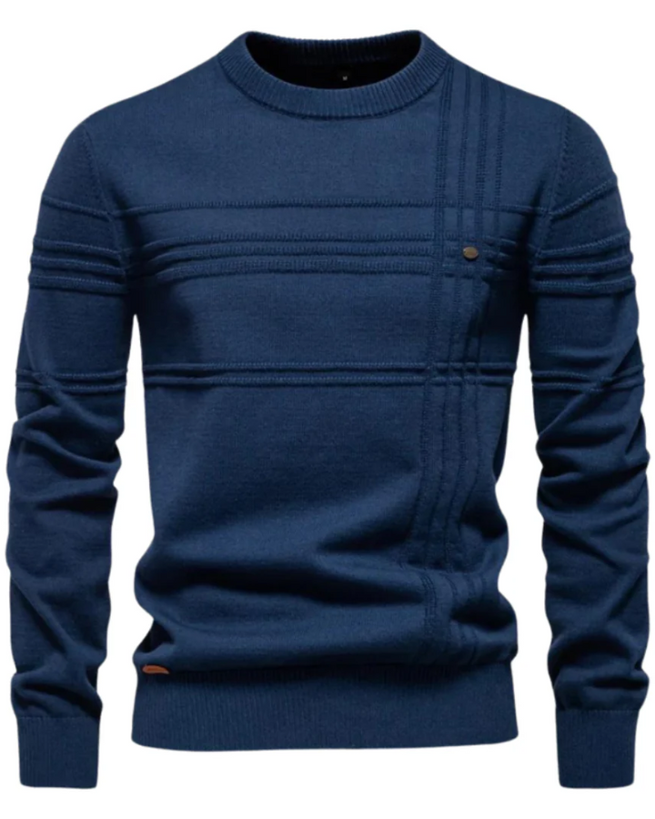 Magnus København | Herresweater med ternet design
