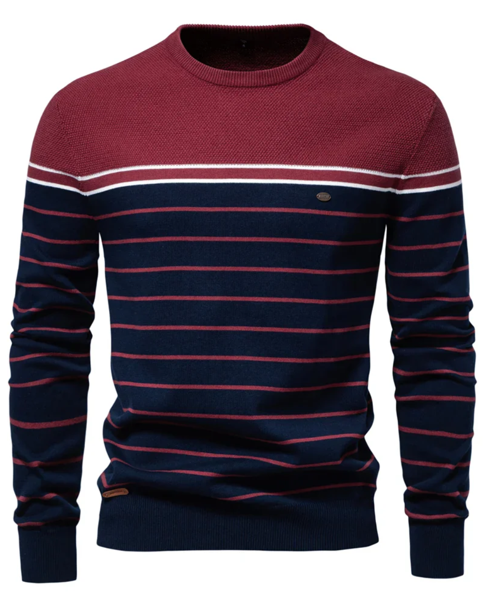 Magnus København | Herresweater med Stripedesign