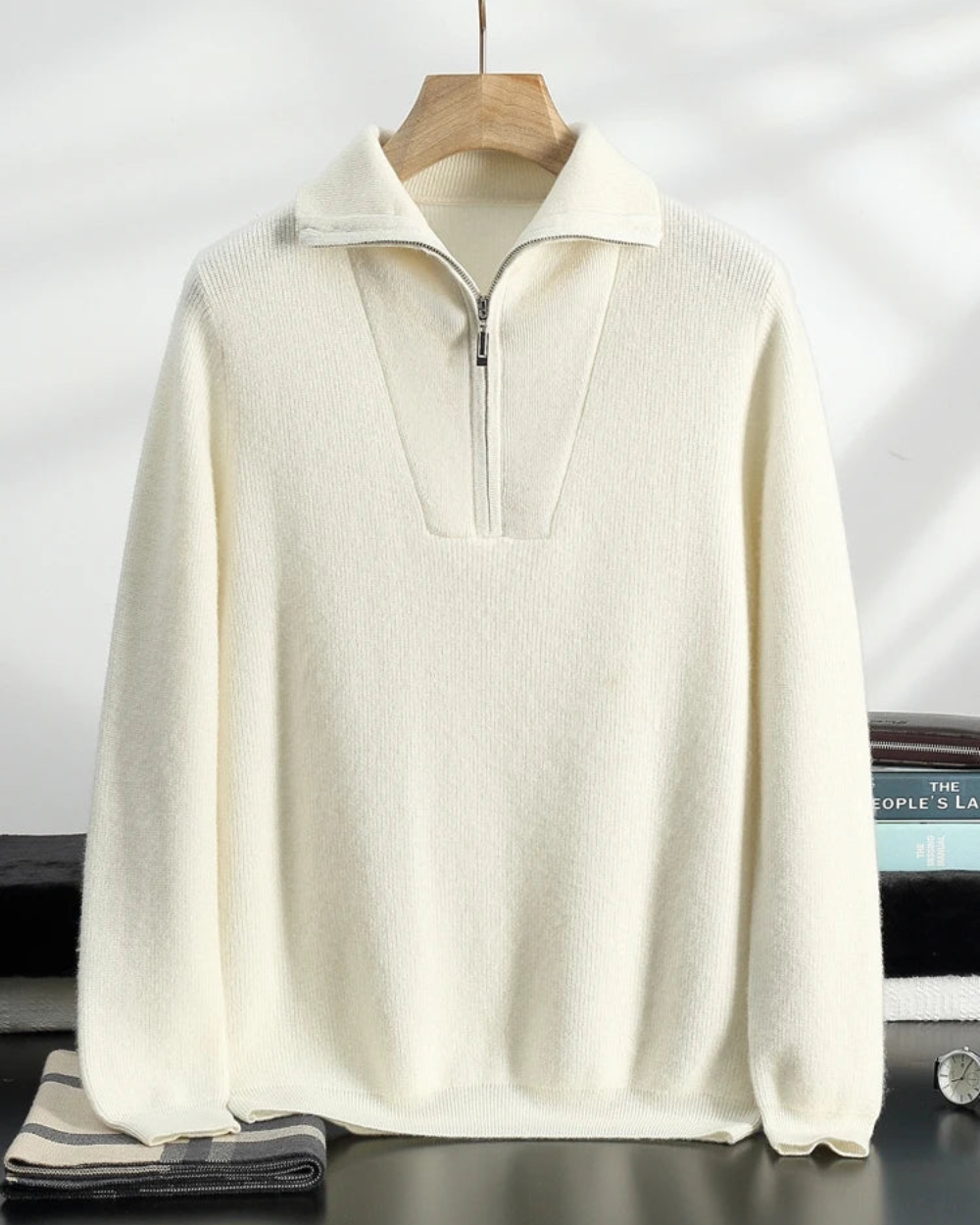 Magnus København | Portofino Cashmere Half Zip Sweater