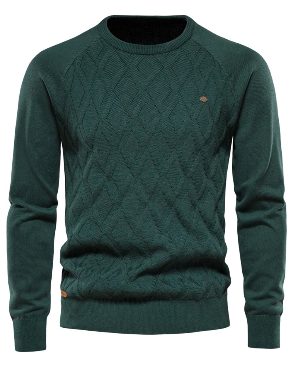 Magnus København | Herresweater med ternet design V2