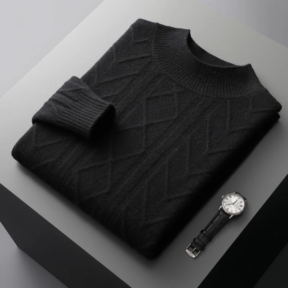Magnus København | Cashmere trøje med Mizar mønster