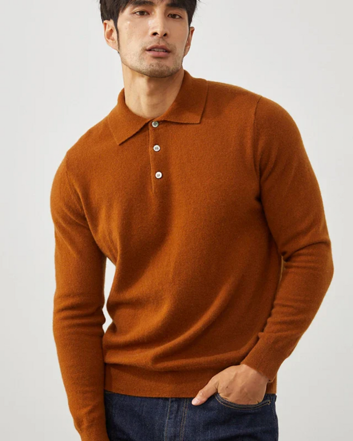 Magnus København | Ponza Cashmere Polo Sweater