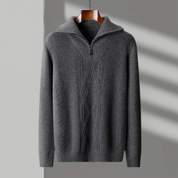 Magnus København | Taranto Merino Uld Zip Sweater