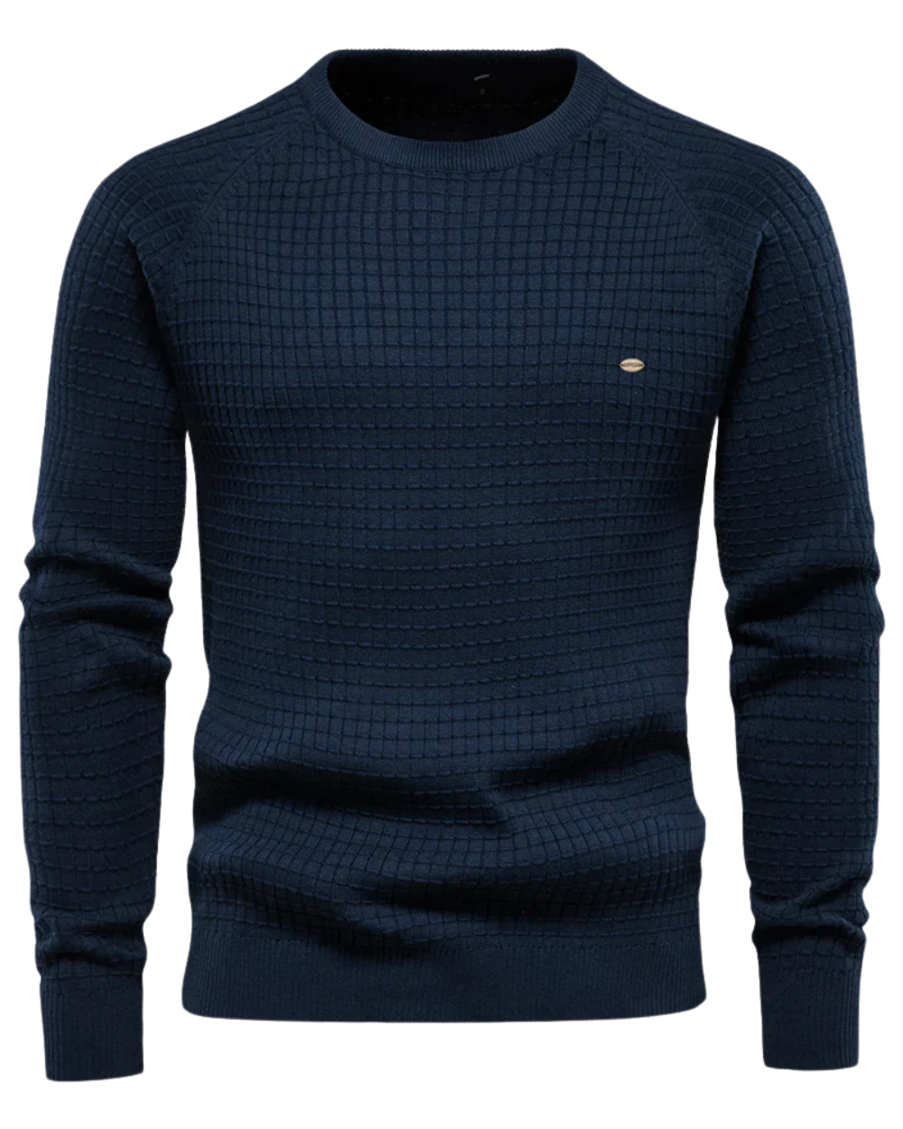 Magnus København | Herresweater med Rutenetmønster