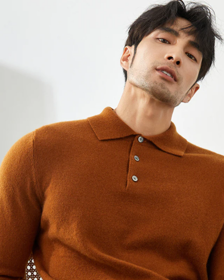 Magnus København | Cashmere Polo Sweater Ponza