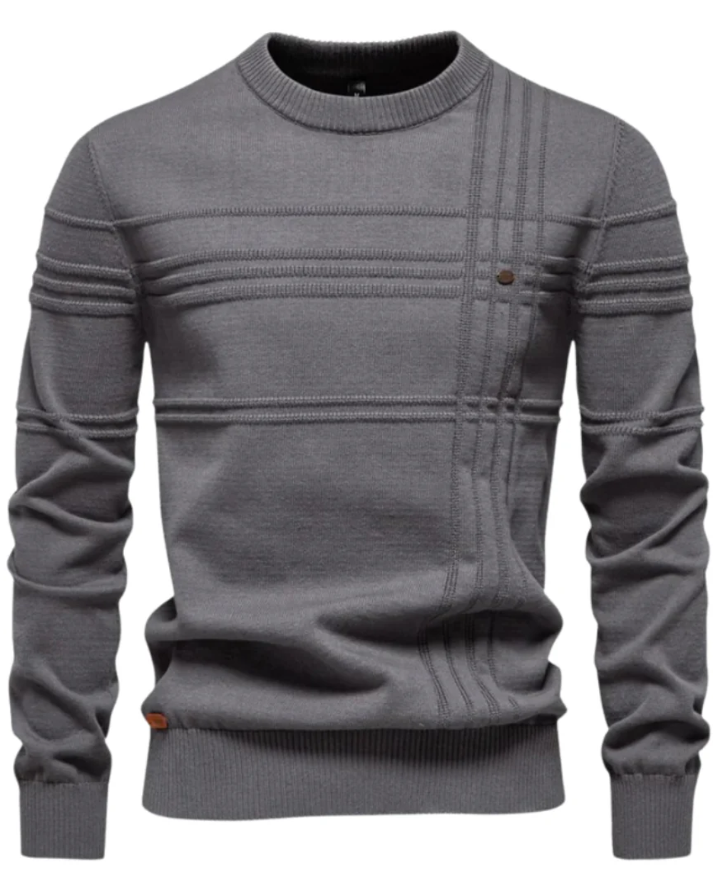 Magnus København | Herresweater med ternet design