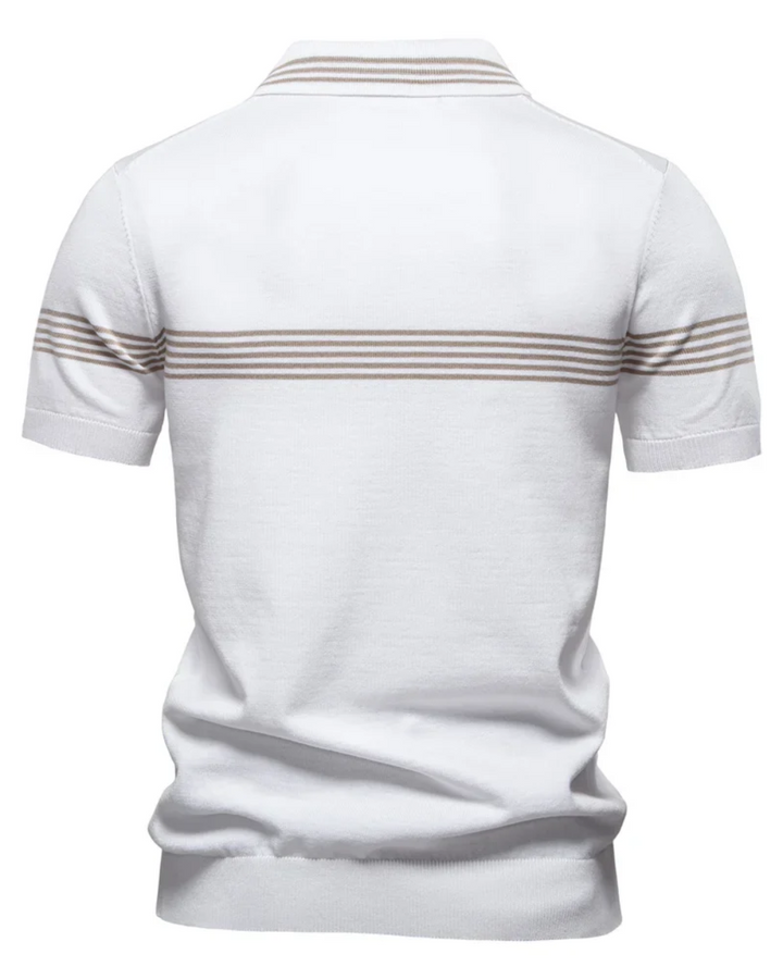 Magnus København | Polo Shirt med Striber
