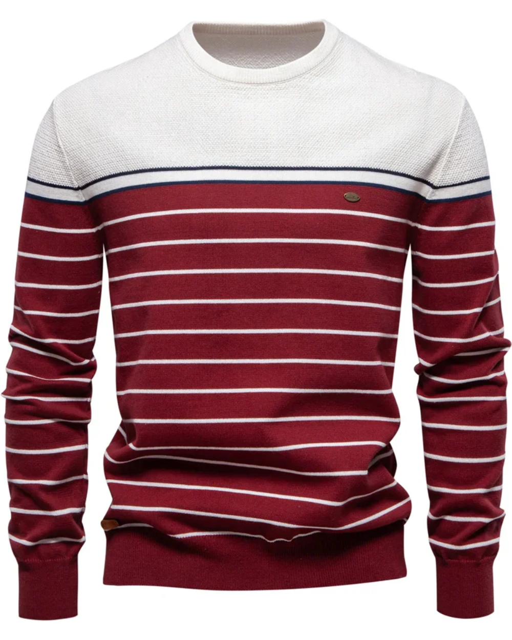 Magnus København | Herresweater med Stripedesign