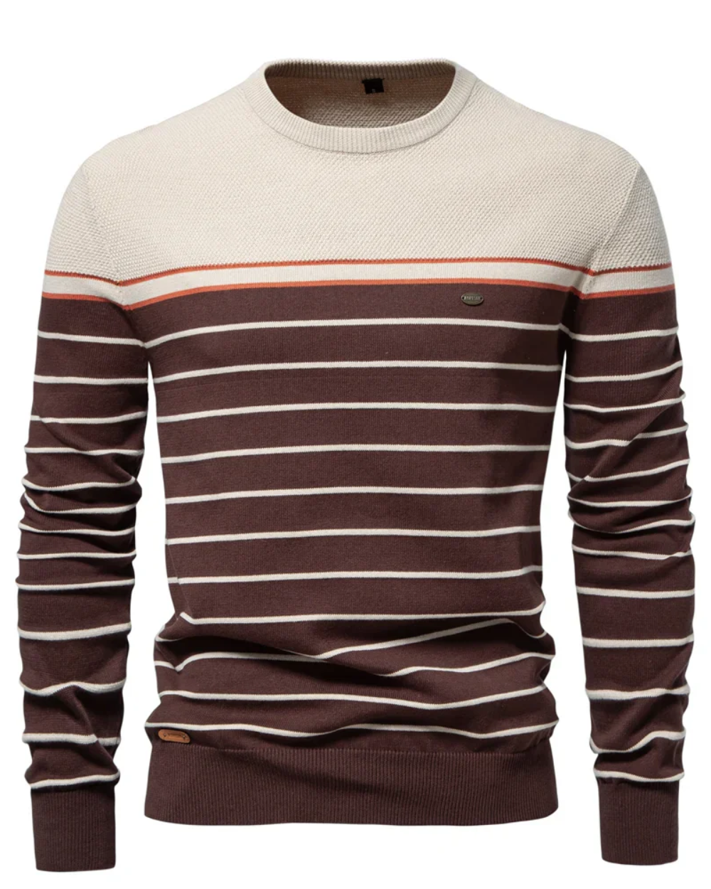 Magnus København | Herresweater med Stripedesign