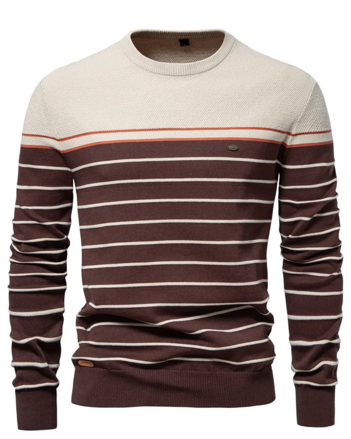 Magnus København | Herresweater med Stripedesign