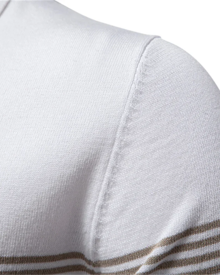 Magnus København | Polo Shirt med Striber