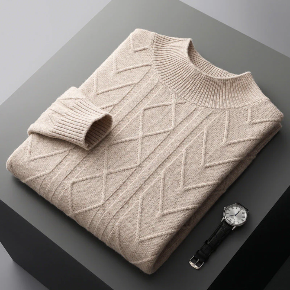 Magnus København | Cashmere trøje med Mizar mønster