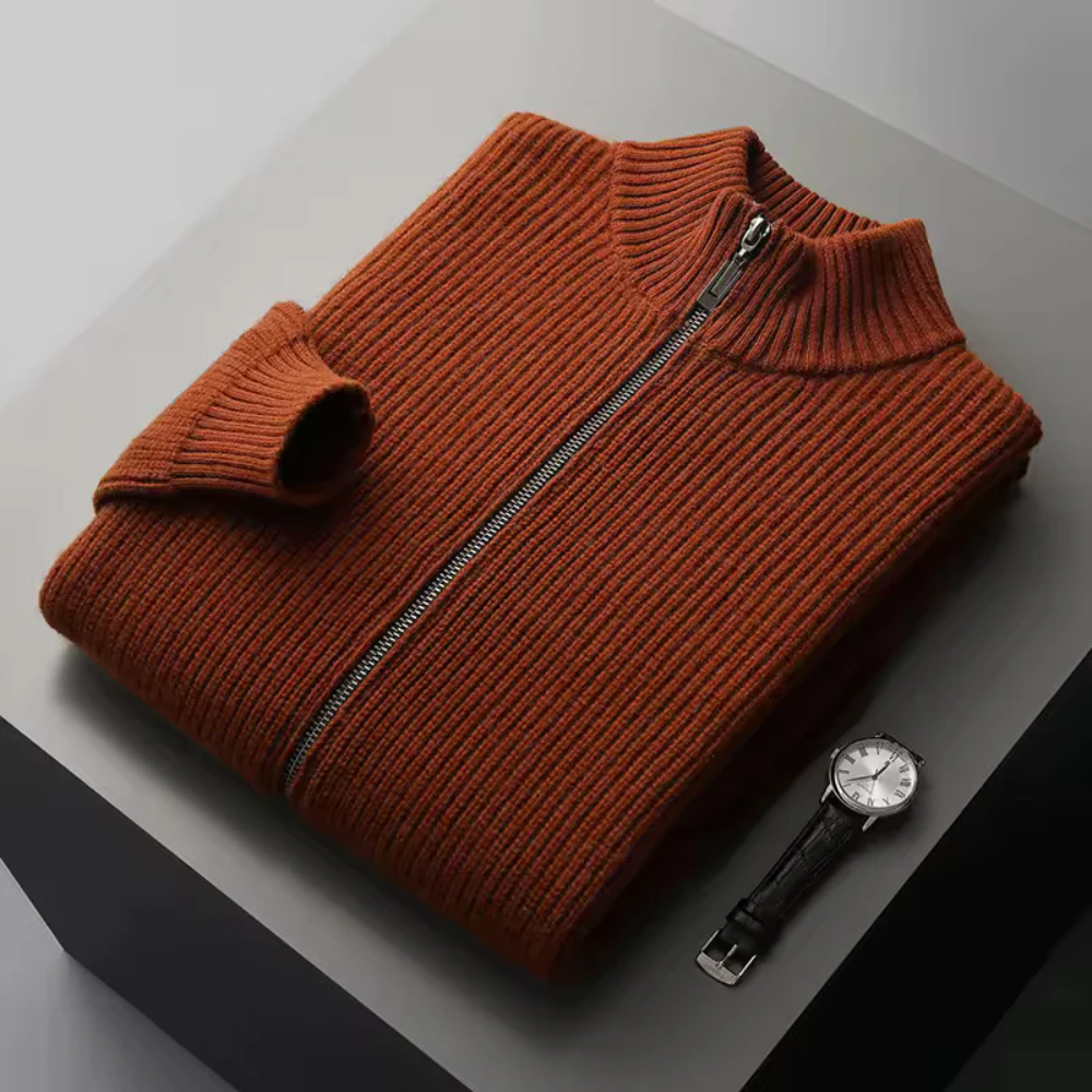 Magnus København | Veste med ribber i cashmere Seychellen
