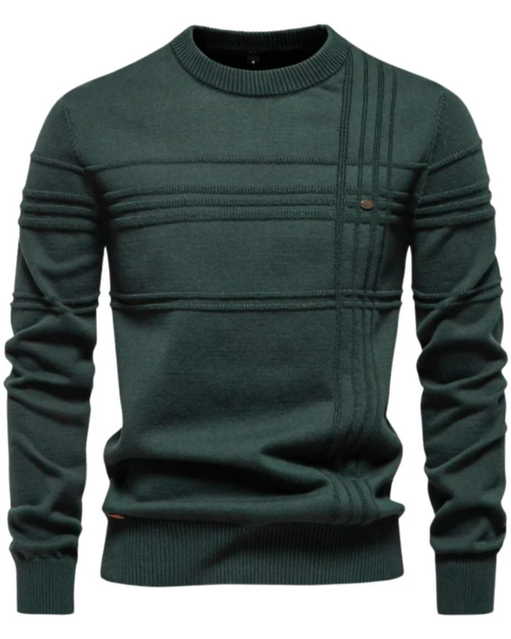 Magnus København | Herresweater med ternet design