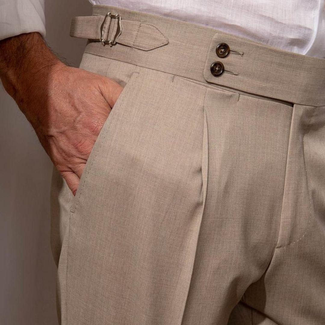 Magnus København | Gold Coast Linned Pantalon