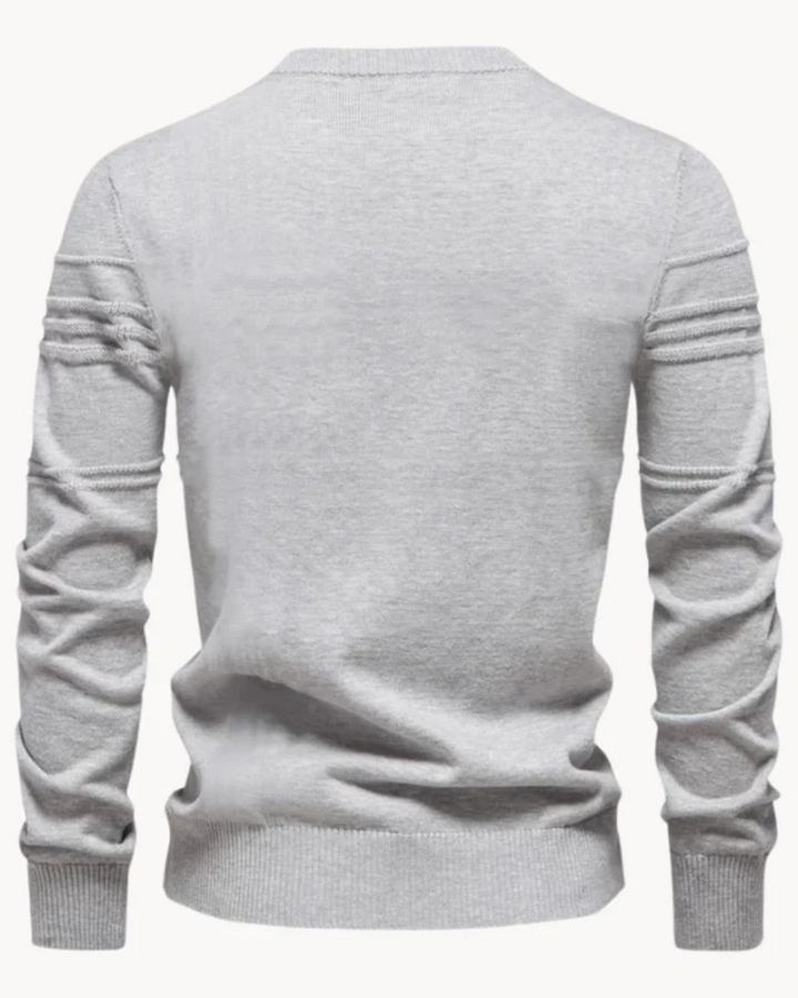 Magnus København | Herresweater med ternet design