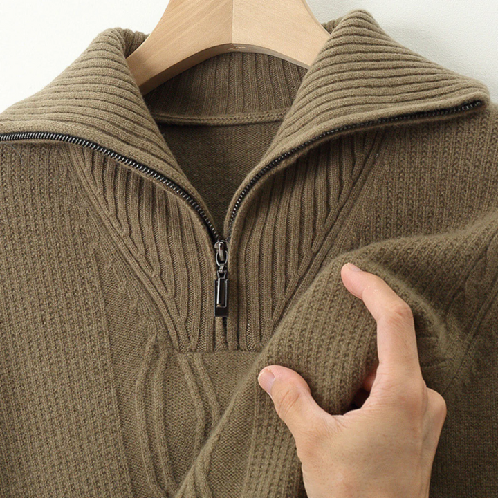 Magnus København | Taranto Merino Uld Zip Sweater