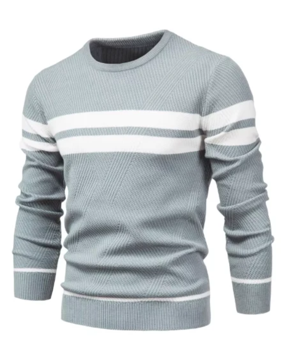 Magnus København | Stilfuld Herresweater Med Striber