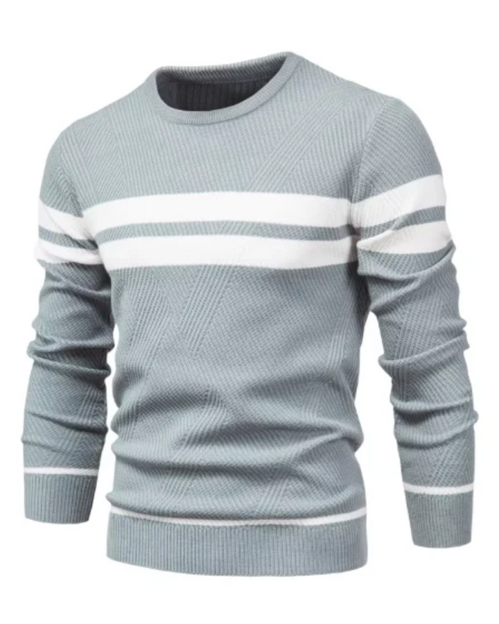 Magnus København | Stilfuld Herresweater Med Striber