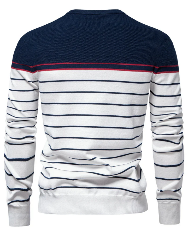 Magnus København | Herresweater med Stripedesign