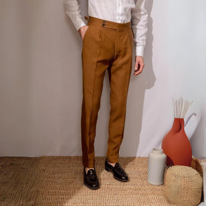 Magnus København | Gold Coast Linned Pantalon
