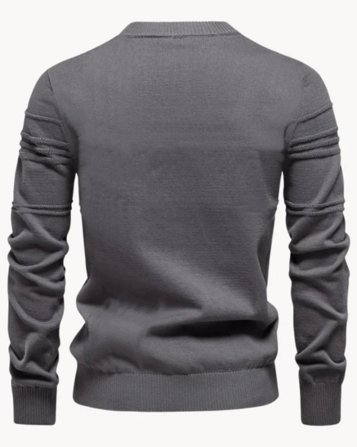 Magnus København | Herresweater med ternet design