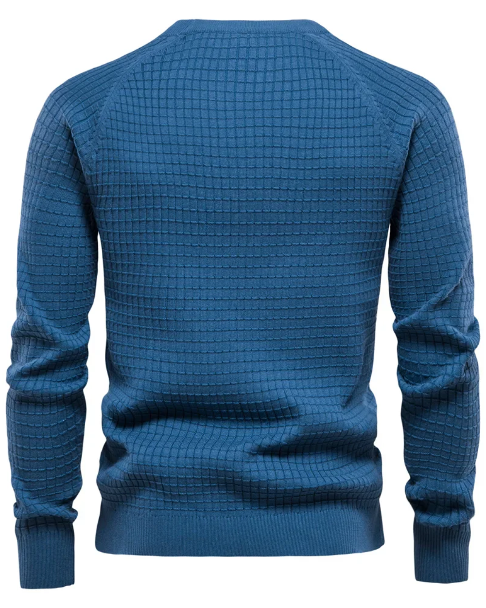 Magnus København | Herresweater med Rutenetmønster